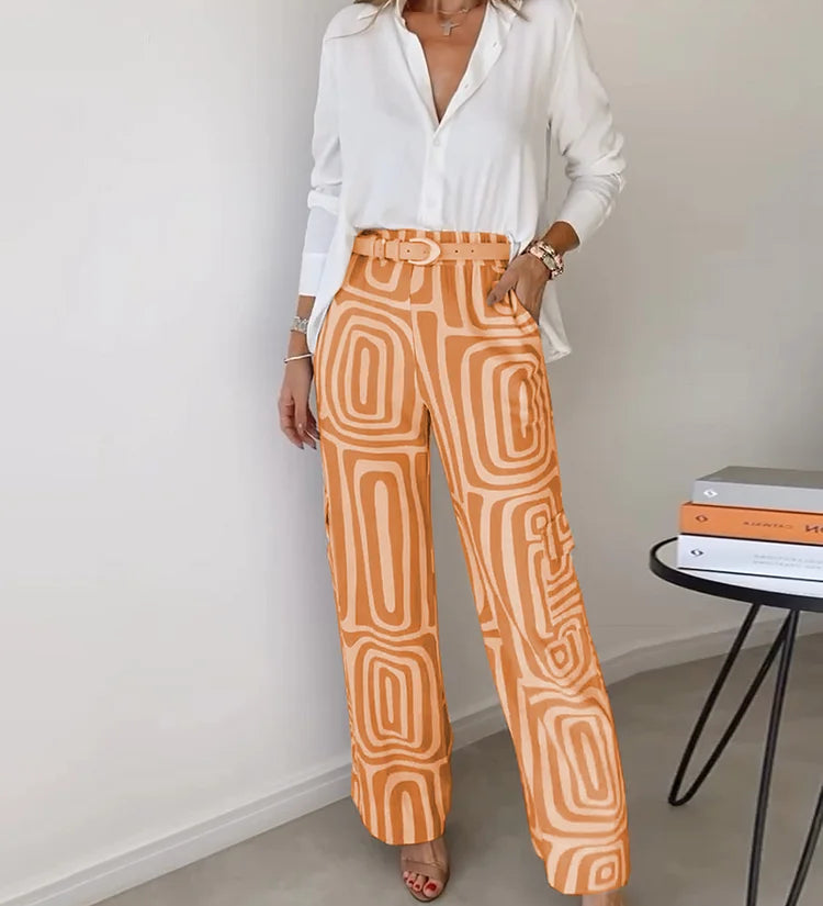 Capri Elegantní pásek, barva oranžová