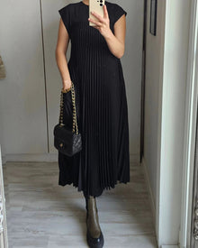 Tereza – Elegantní plisované šaty pro každodenní styl