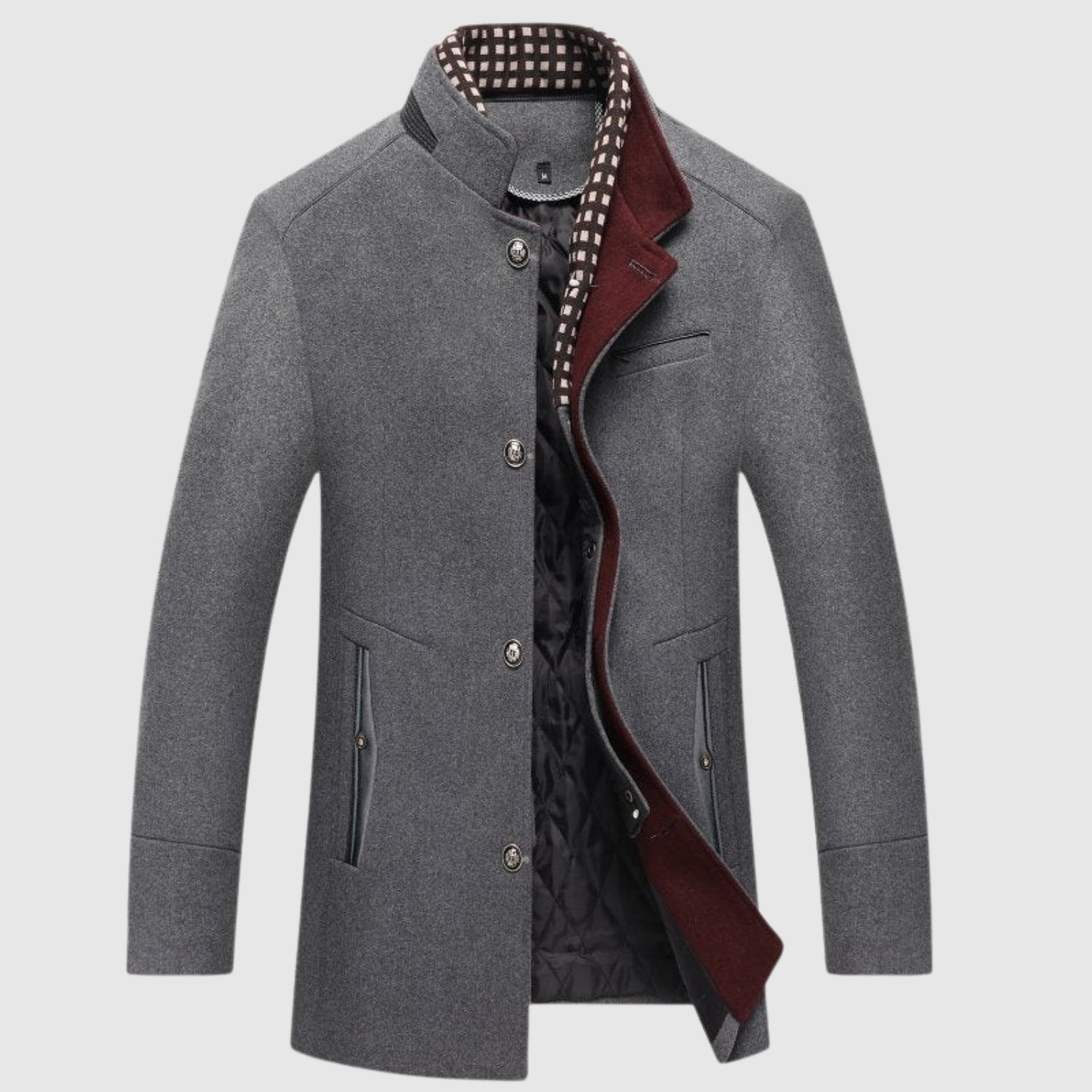 Zurich Elegantní městský kabát, barva modrá