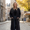 Vera – dámský oversized kabát s kapucí