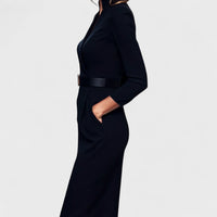 Lunori Mandarin Luxe Maxi šaty s páskem