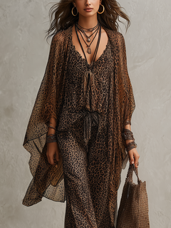 Boho Leopard Luxe 3-dílná sada