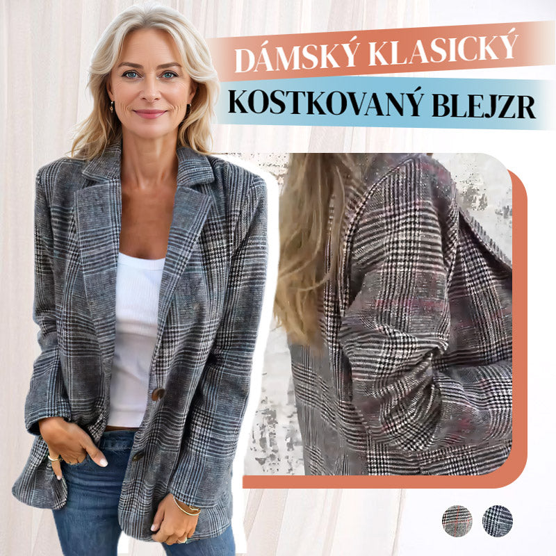 Nora – dámské kostkované sako