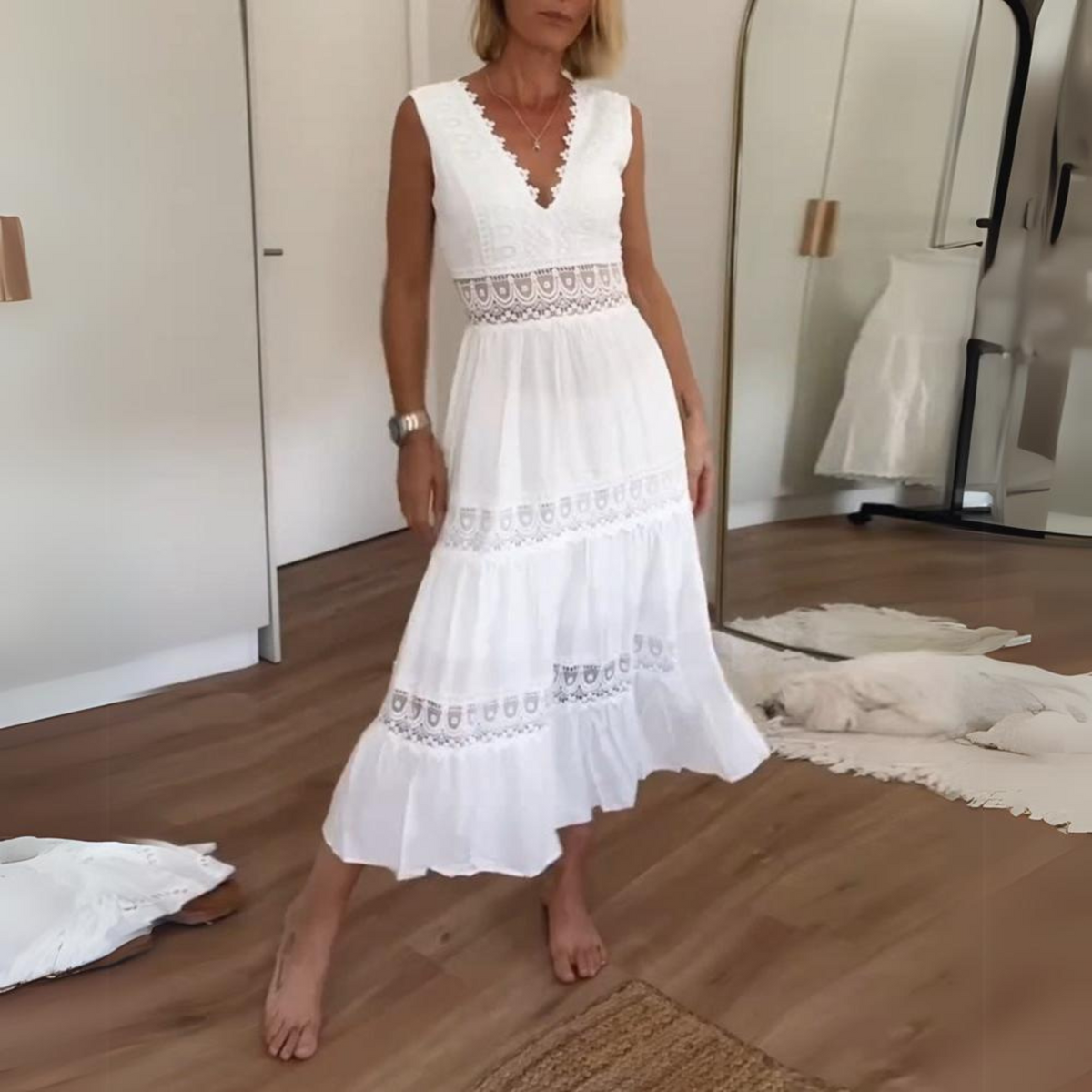 Bianca Dámské šaty 2, barva bílá
