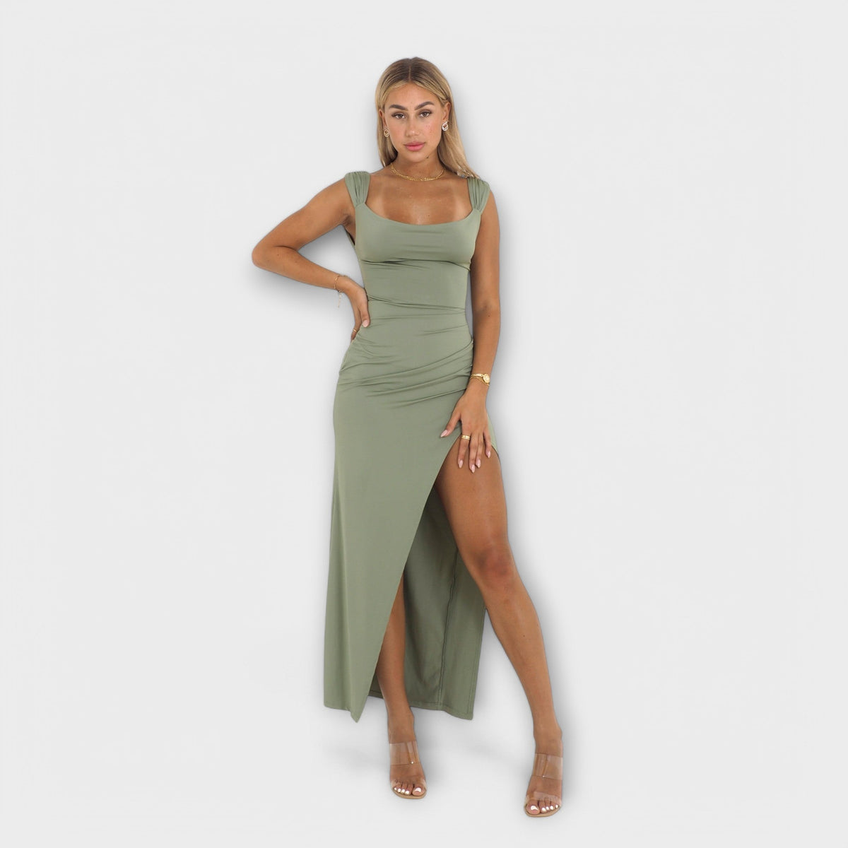 Mira Elegantní midi šaty