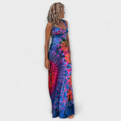 Ronja - La Bamba Tie-Dye Print maxi šaty