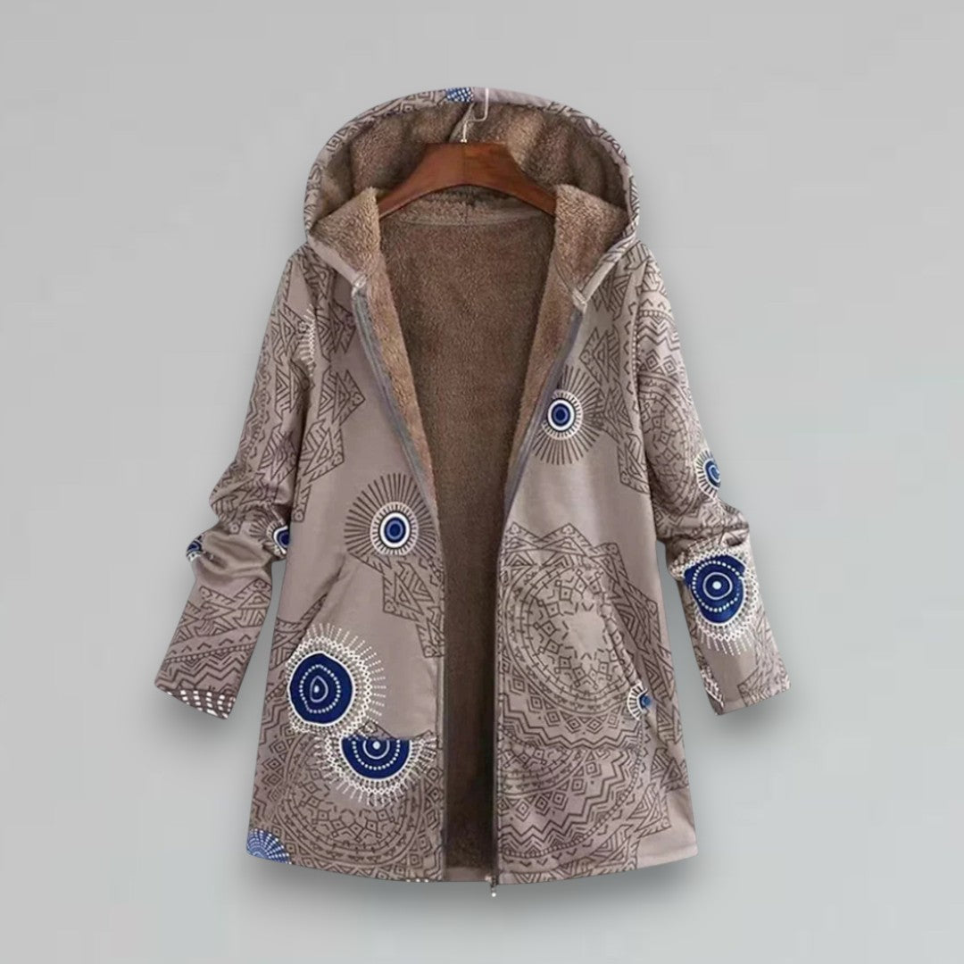 Mira Boho lehká bunda, barva olivová