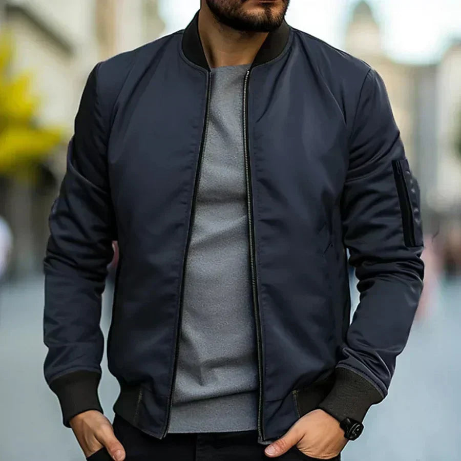 Mateo Bomber bunda, barva modrá