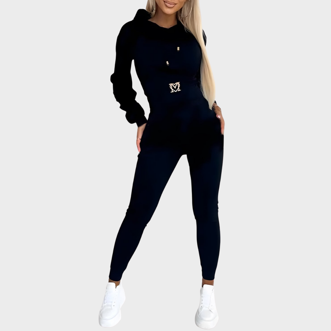 Luna Pohodlné lehký top, barva černá