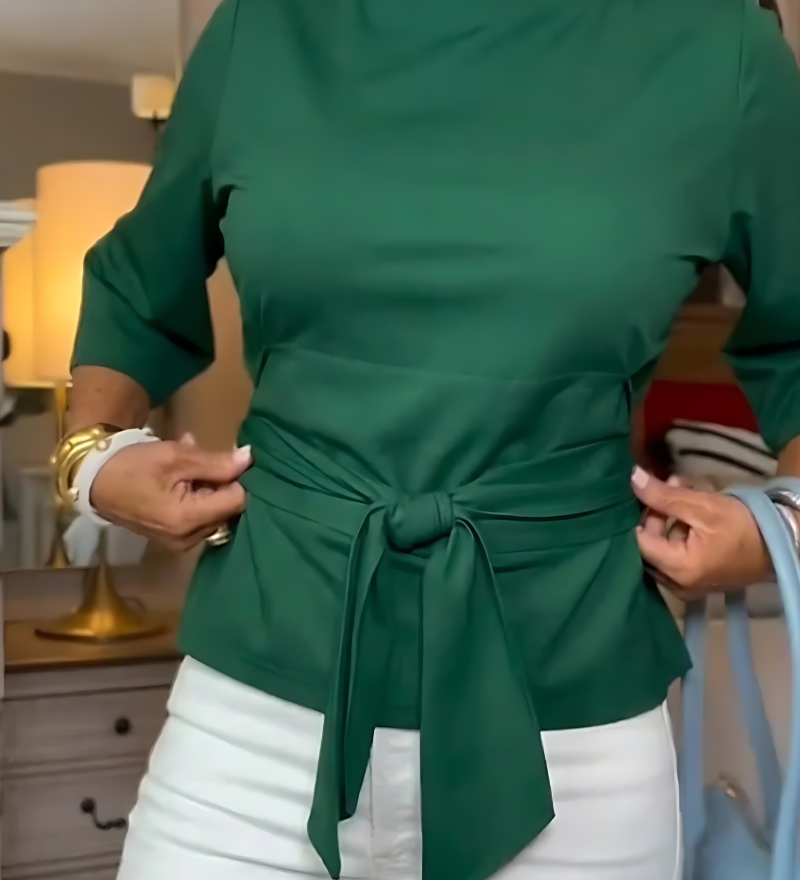 Bali Elegantní lehký top, barva zelená