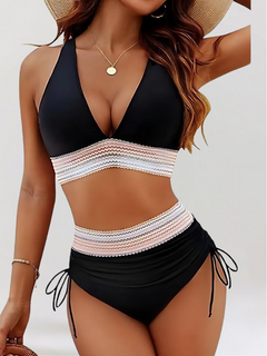 LIDIA - Bikiny set s kontrolou bříška a vysokým pasem