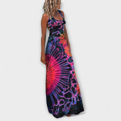Ronja - La Bamba Tie-Dye Print maxi šaty