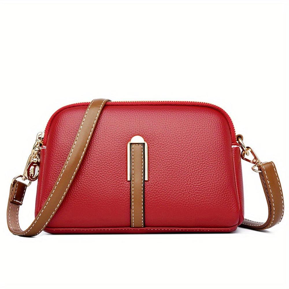 Elise Crossbody kabelka, barva červená