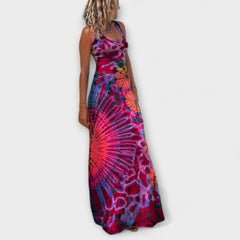 Ronja - La Bamba Tie-Dye Print maxi šaty