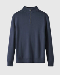 Perla- Svetr s zipem z merino vlny Capri