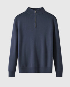 Perla- Svetr s zipem z merino vlny Capri