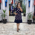 Amalfi Elegantní midi šaty