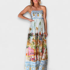 Lumen - Multicolor maxi šaty Aracati