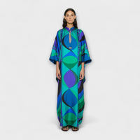 Harper - Výrazné Psychedelický Kaftan šaty