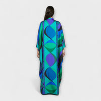 Harper - Výrazné Psychedelický Kaftan šaty
