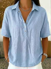 van-delft-mode-bluza-s-limcem-a-detaily-knofliku-docasne-11-zdarma Dámská halenka