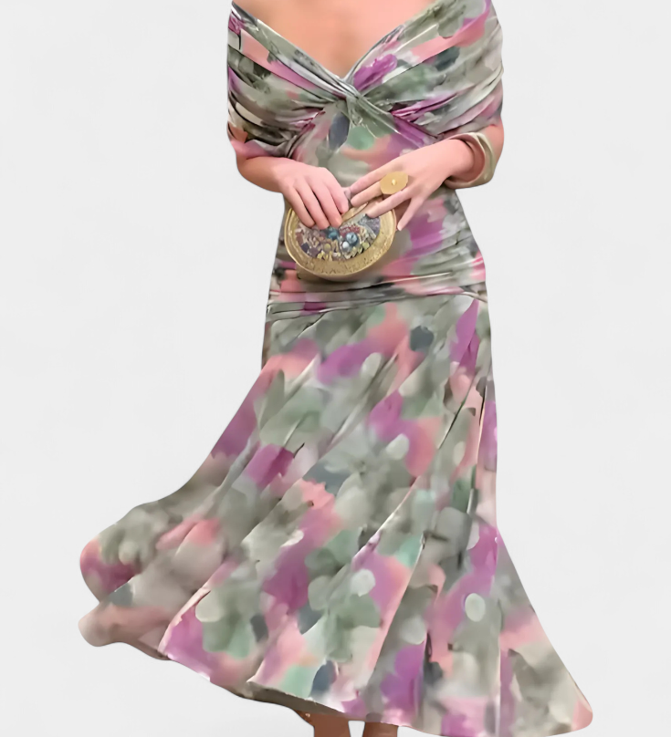 Verona Elegantní šaty, barva vícebarevná