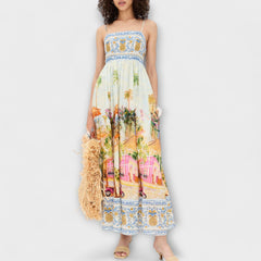 Lumen - Multicolor maxi šaty Aracati