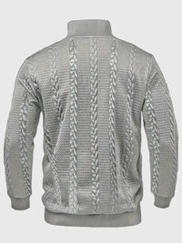 Dawson - Svetr s dlouhým rukávem Henley s pruhy