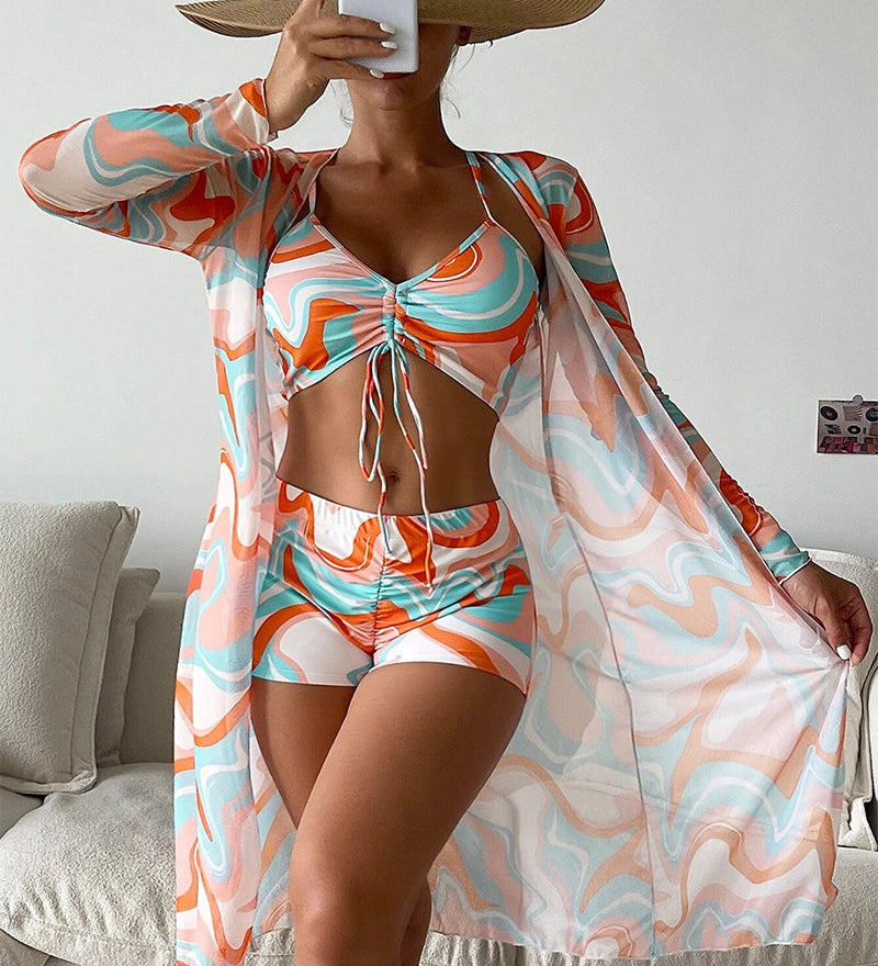 Valeria Dámské bikiny, barva oranžová