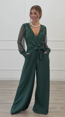 Tereza | Elegantní overal s jemnými detaily a splývavým střihem