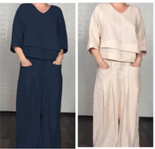 Sienna Volné minimalistické dvoudílné oblečení