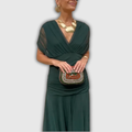 Elena Květované šaty s výstřihem