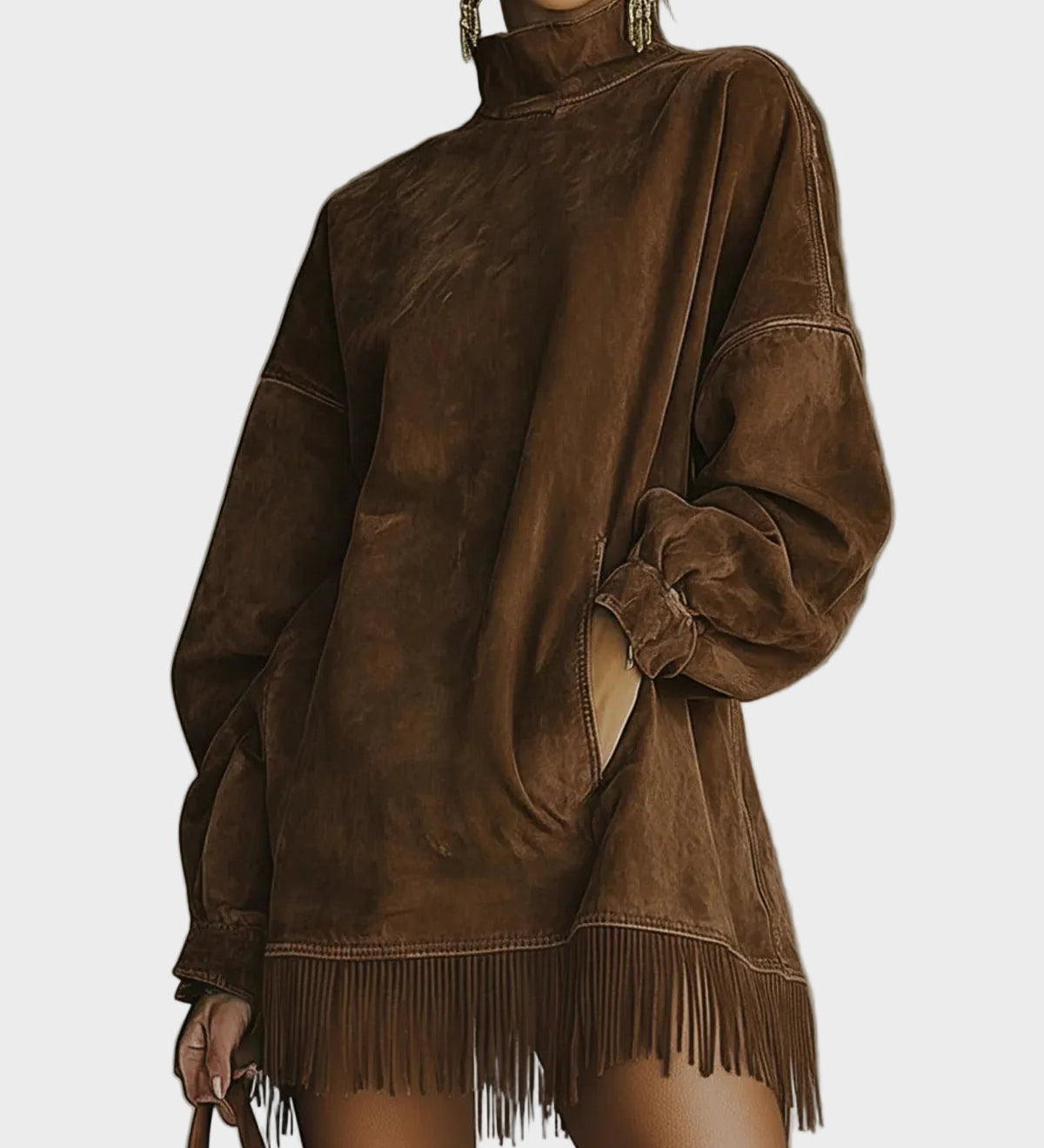 Nice Elegantní šaty 3, barva hnědá