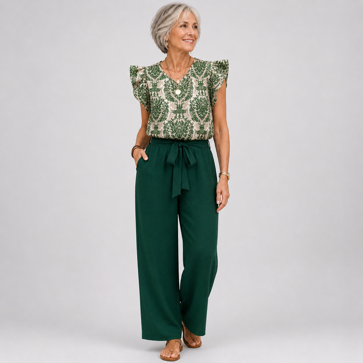 Amelia | Elegantní Paisley Dvoudílná Sada