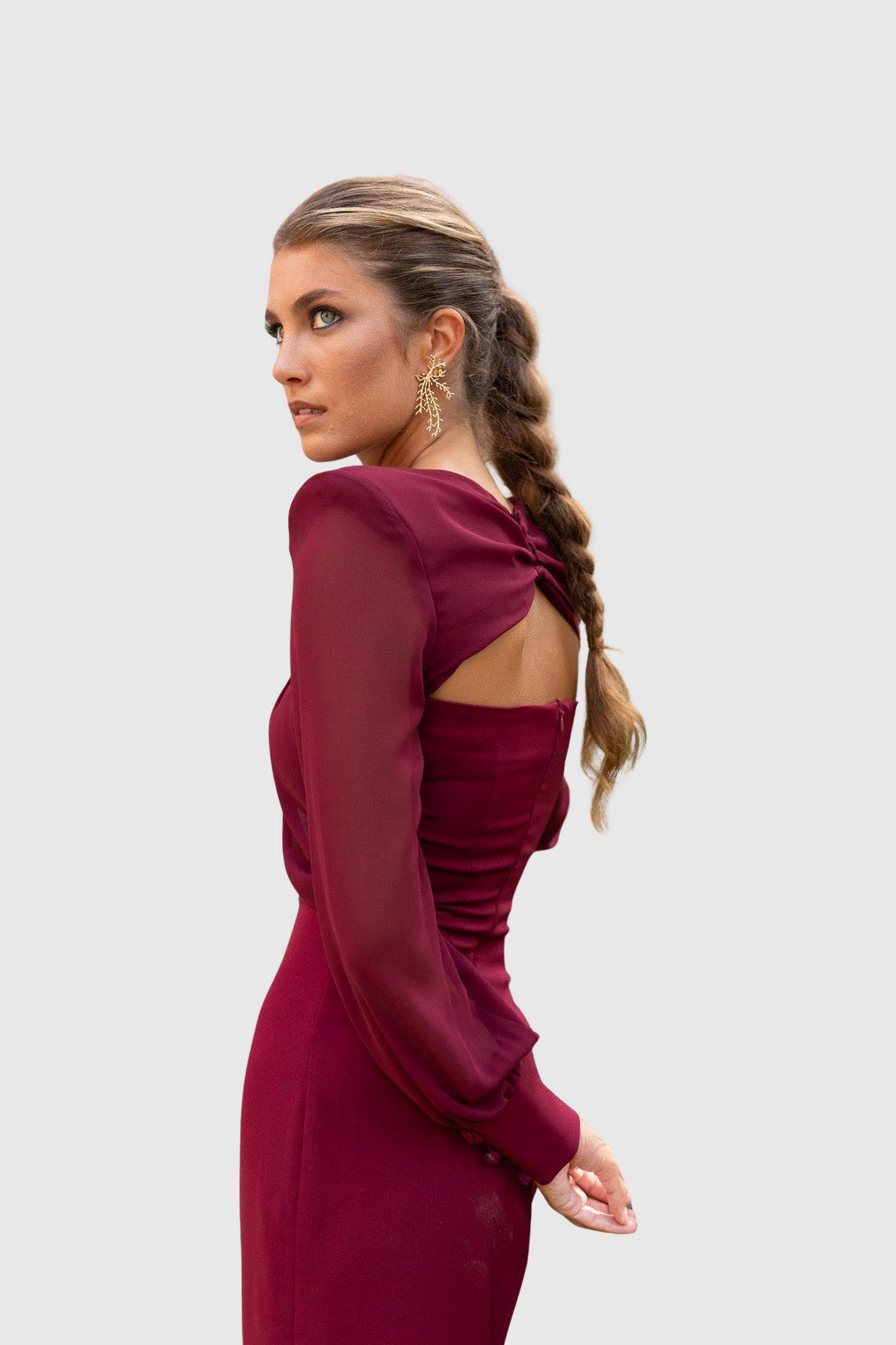 Nice Elegantní midi šaty