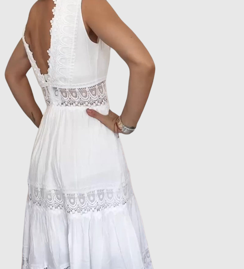 Elise Boho midi šaty - produktová fotografie