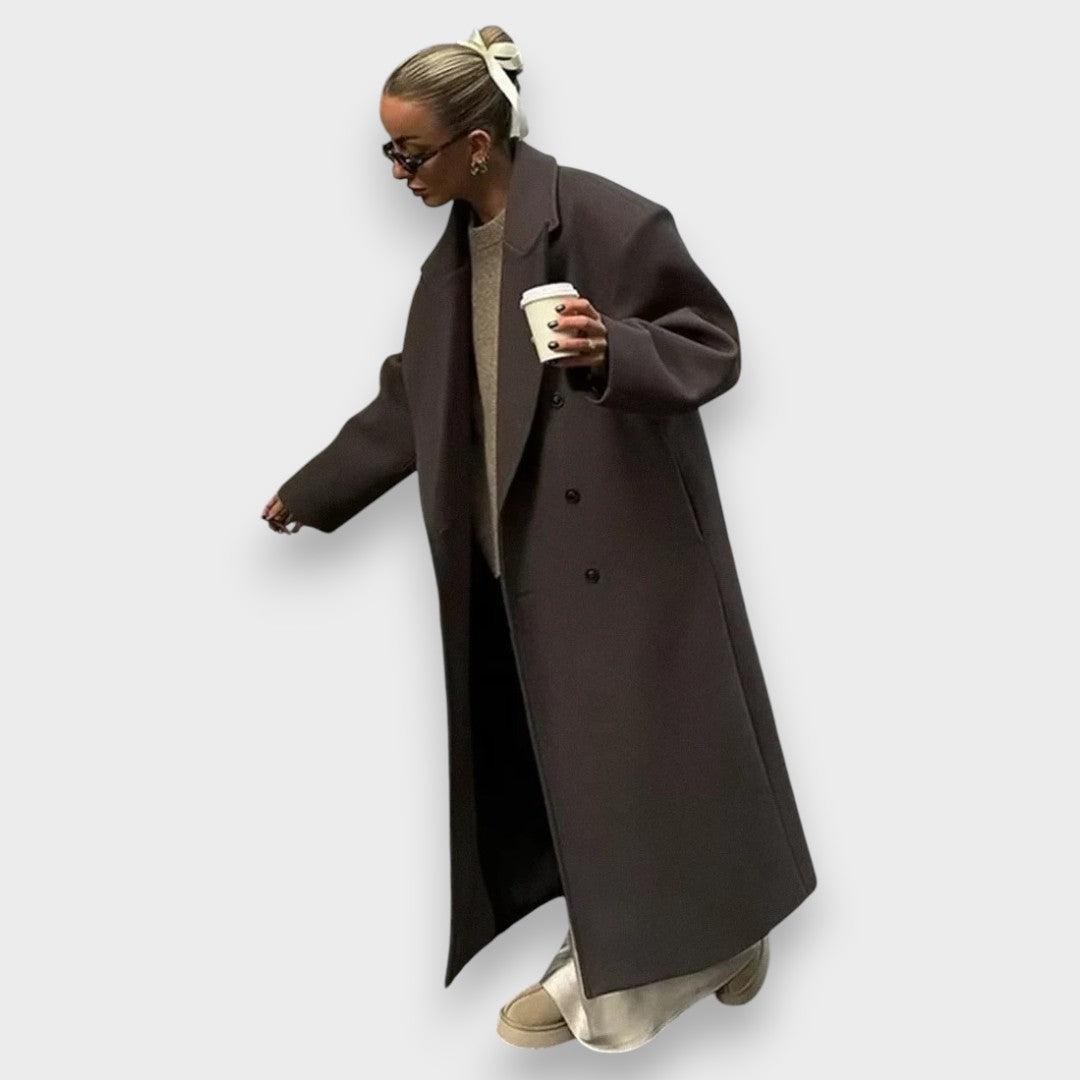 Siena Dámský kabát oversized střihu - produktová fotografie