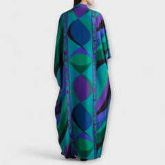 Harper - Výrazné Psychedelický Kaftan šaty