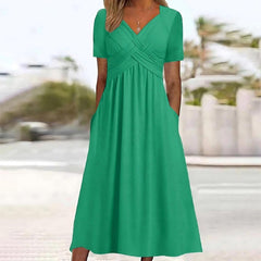 Isadora Elegantní Midi Šaty A-Line