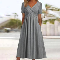 Isadora Elegantní Midi Šaty A-Line