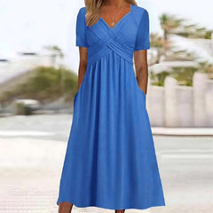 Isadora Elegantní Midi Šaty A-Line