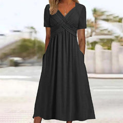 Isadora Elegantní Midi Šaty A-Line