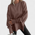 Mira Pohodlné ležérní svetr oversized střihu