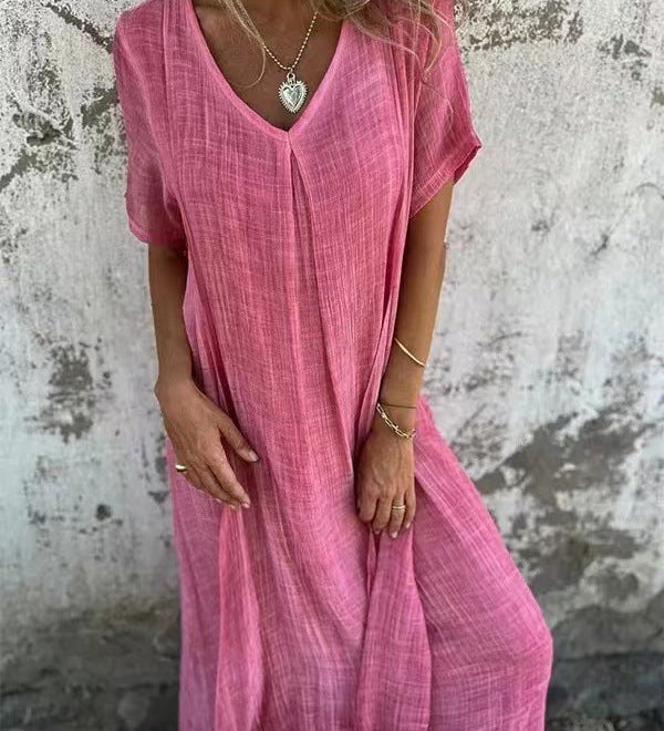 Bali Midi šaty, barva růžová
