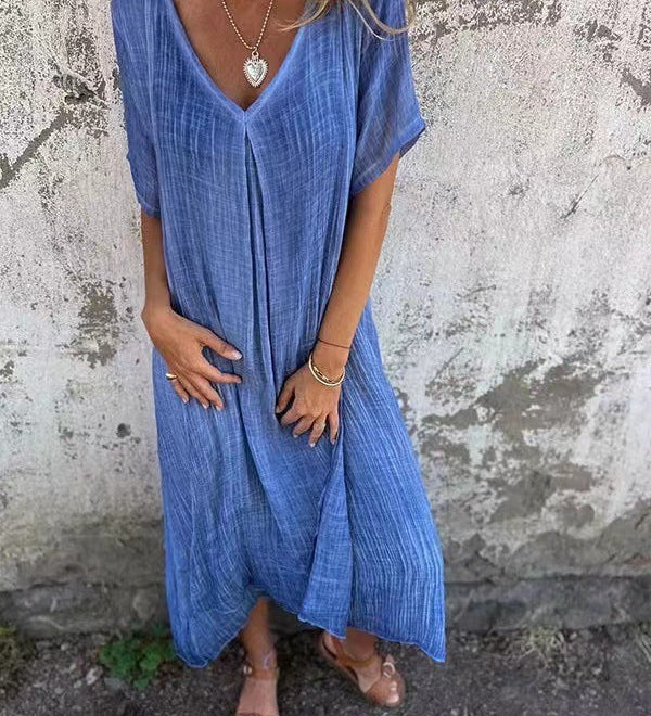 Bali Midi šaty, barva modrá