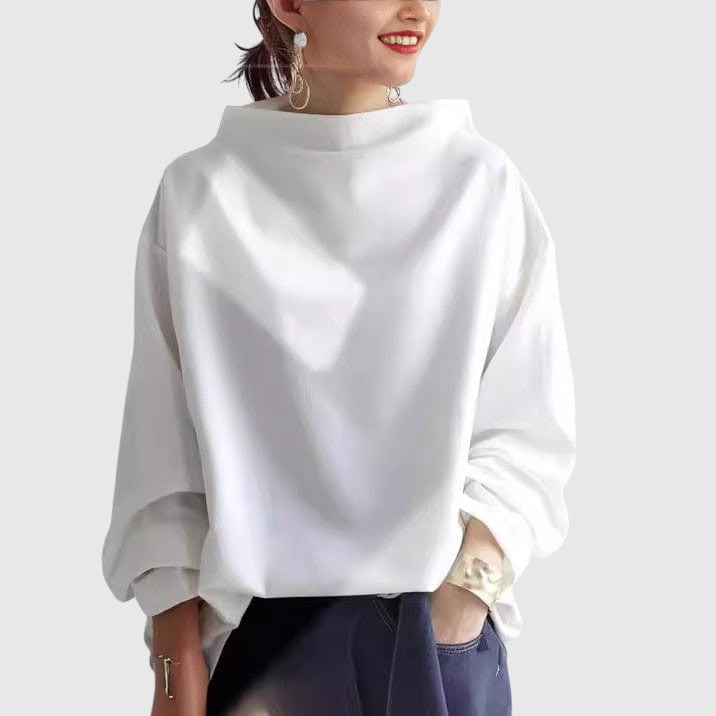 Marta Pletený pulovr, barva bílá