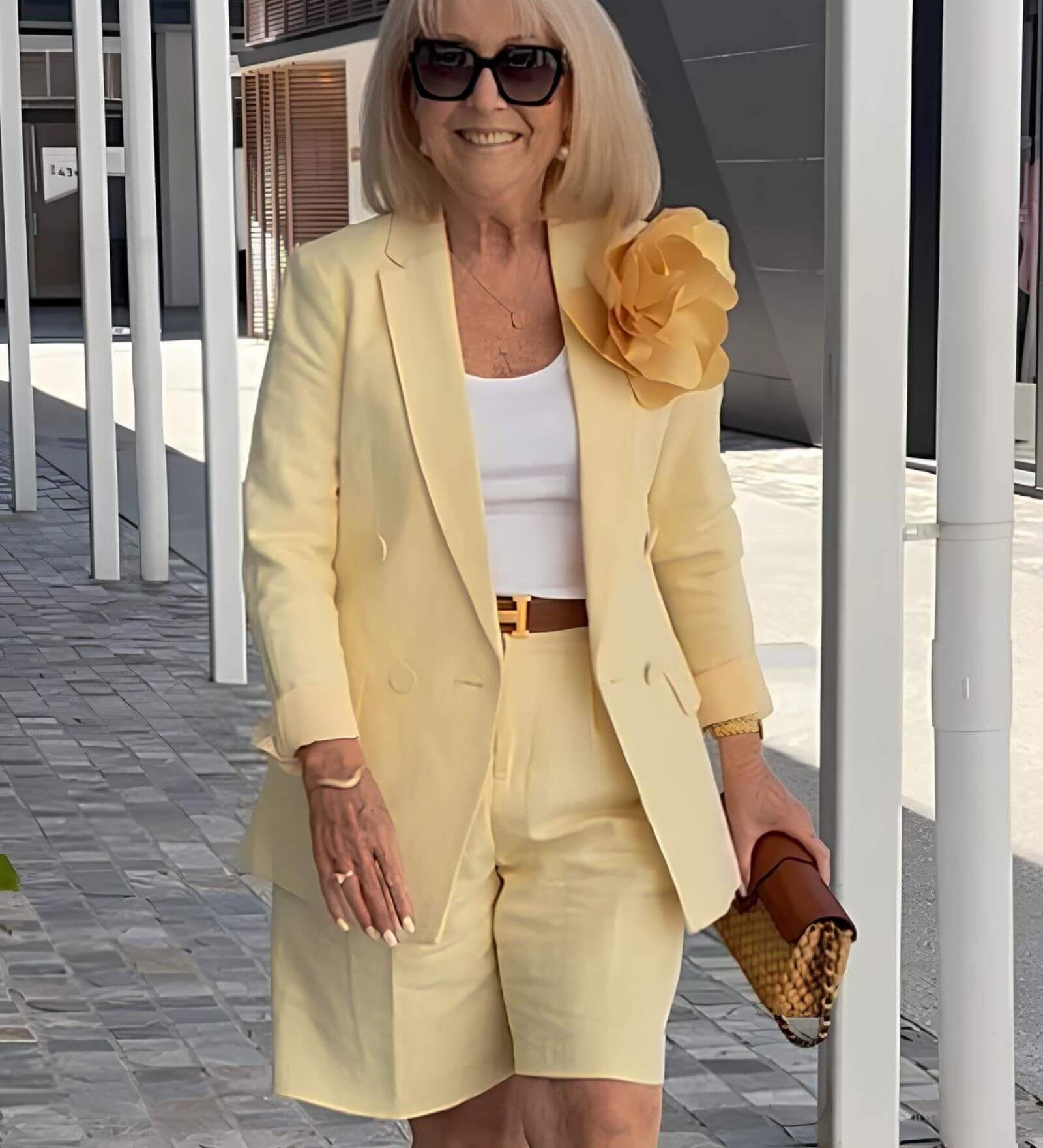 Verona Elegantní blejzr, barva žlutá