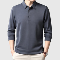 Libuše- Elegantní pénská polo košile s dlouhým rukávem