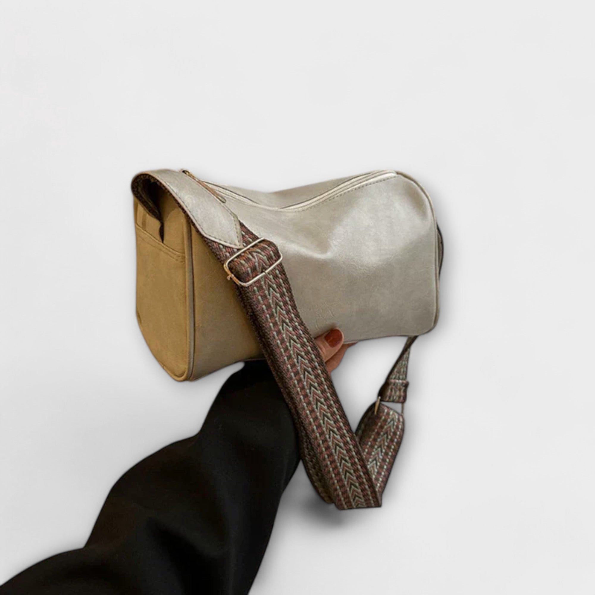 Clara Crossbody kabelka, barva béžová