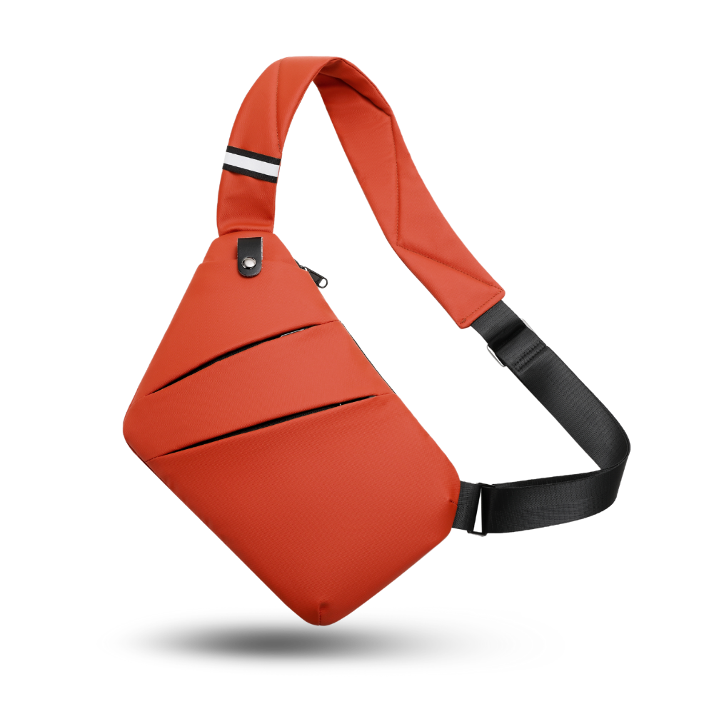 Nika Crossbody taška Slim Carry 2, barva terakotová